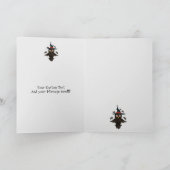 Happy Jagd auf Geflügel und fliegende Fledermäuse Karte (Innenseite)