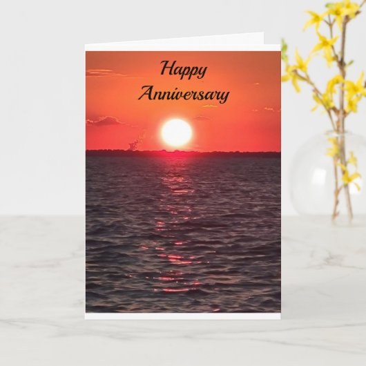 ***HAPPY JAHRESTAG** KARTE (Gelbe Blume)