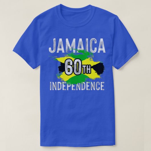 Happy Jamaica 60. Unabhängigkeitstag Kostüm Jamaic T-Shirt (Design vorne)