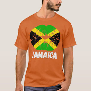 Happy Jamaica 60. Unabhängigkeitstag Lips Jamaikan T-Shirt
