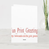 Happy Jazzy Birthday Card Karte (Rückseite)