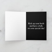 Happy Jazzy Birthday Card Karte (Innenseite)