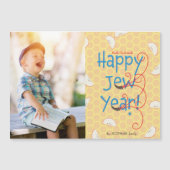 Happy Jew Year Rosh Hashanah Foto Card Magnetkarte (Vorderseite)