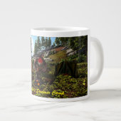 Happy John's Summer Camp Jumbo-Tasse (Vorderseite Rechts)