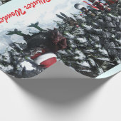 Happy John's Winter Wonderland Geschenkpapier (Ecke)