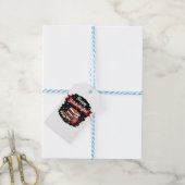 Happy Jolabokaflod Giftholida Einladung Geschenkanhänger (Mit Garn)