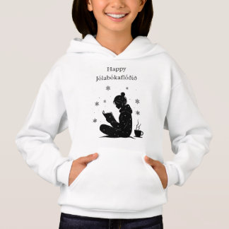 Happy Jolabokaflod - Isländisch Book Flood Gift Hoodie