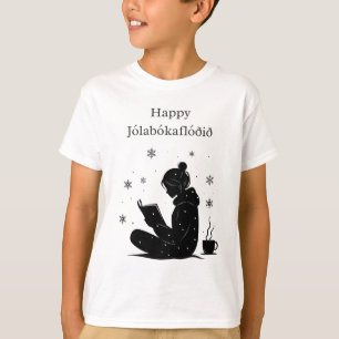 Happy Jolabokaflod - Isländisch Book Flood Gift T-Shirt