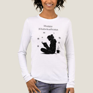 Happy Jolabokaflod - Isländisch Book Flood Gift Tri-Blend Shirt
