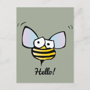 Happy Jolly Bee Postkarte