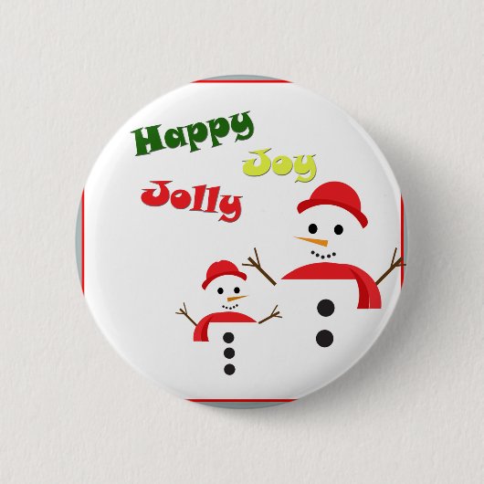 Happy Jolly Joy Button (Vorderseite)