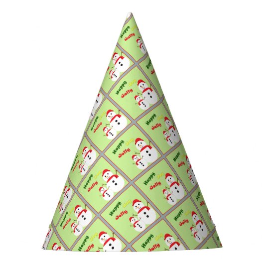 Happy Jolly Joy Partyhütchen (Vorderseite)