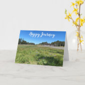 Happy Journey! Karte (Gelbe Blume)