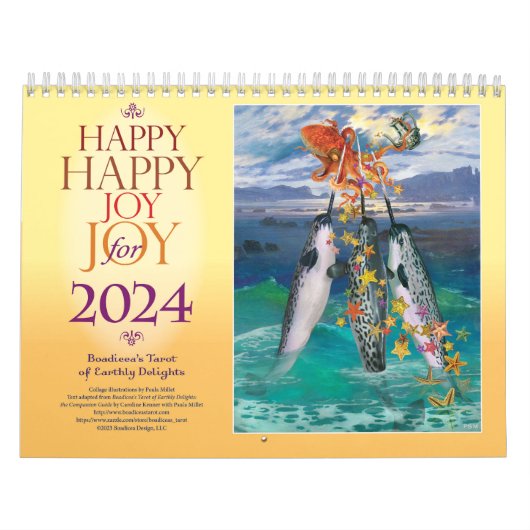 Happy Joy 2024 Tarot Kalender (Titelbild)