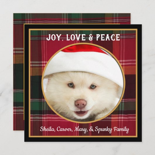 Happy Joy Liebe Weihnachten (Vorne/Hinten)