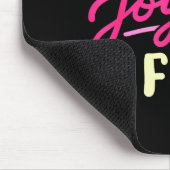 Happy Joyous And Free Sober Life Sobriety Annivers Mousepad (Ecke)