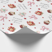 Happy Joyous Free Niedlich Christmas Geschenk Geschenkpapier (Ecke)