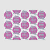 Happy Joyous & Free Recovery Slogan Seidenpapier (Vorderseite)