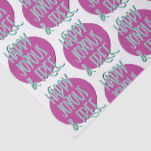 Happy Joyous & Free Recovery Slogan Seidenpapier (Ausschnitt)