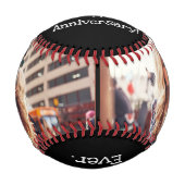 Happy Jubiläum Best Husband Ever Foto Black Baseball (Vorderseite)