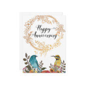 Happy Jubiläum Glückwünsche Ehemann Ehe Karte (Vorderseite/Rückseite Beispiel)