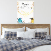 Happy Jubiläum Glückwünsche Ehemann Ehe Leinwanddruck (Insitu (Schlafzimmer))