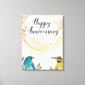 Happy Jubiläum Glückwünsche Ehemann Ehe Leinwanddruck (Vorderseite)