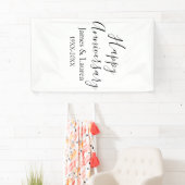 Happy Jubiläum Hochzeitstag Jahr einfache mi Banner (Insitu)