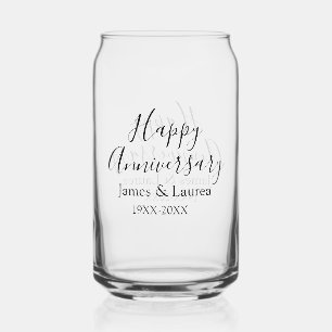 Happy Jubiläum Hochzeitstag Jahr einfache mi Dosenglas