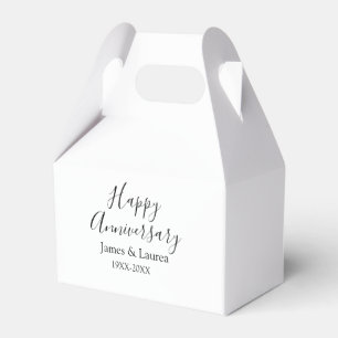 Happy Jubiläum Hochzeitstag Jahr einfache mi Geschenkschachtel