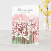 Happy Jubiläum Liebe Bible Scripture Korinthians Karte (Gelbe Blume)