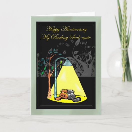 Happy Jubiläum mein Liebling-Soul Karte (Vorderseite)