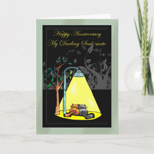 Happy Jubiläum mein Liebling-Soul Karte