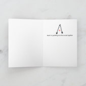 Happy Jubiläum Paddleboarding SUP Paddleboard Karte (Innenseite)