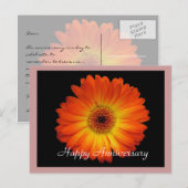 Happy Jubiläum Postkarte (Vorne/Hinten)