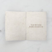 Happy-Jubiläumsbotschaft in Flasche und Seestern Karte (Innenseite)