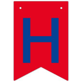 Happy Jubiläumsdekoration Wimpelkette (Erste Fahne)