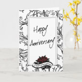 Happy-Jubiläumskarte Karte (Gelbe Blume)