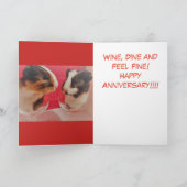 Happy-Jubiläumskarte Karte (Innenseite)