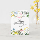 Happy-Jubiläumskarte Karte (Gelbe Blume)