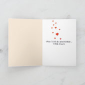 Happy Jubiläumskatzen mit Herz Karte (Innenseite)