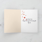 Happy Jubiläumskatzen mit Herz Karte (Innenseite)