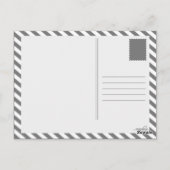 Happy Jubiläumsstreifen Postkarte (Rückseite)