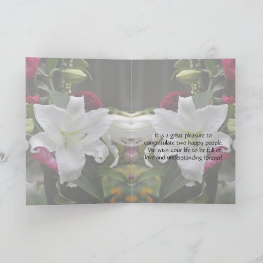 Happy-Jubiläumsvorlage Karte (Innenseite)