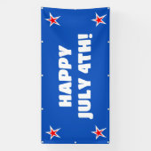 Happy July 4. Banner (Vertikal)