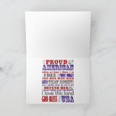 Happy July 4. Cat Karte (Innenseite)