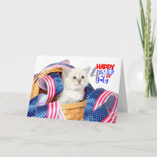 Happy July 4. Cat Karte