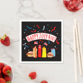 Happy July 4. Picnic Serviette (Beispiel)