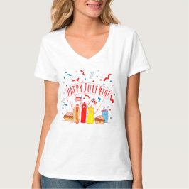 Happy July 4. Picnic T-Shirt