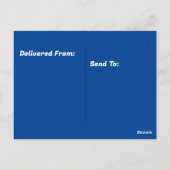 Happy july 4. Statue der Freiheit Postkarte (Rückseite)